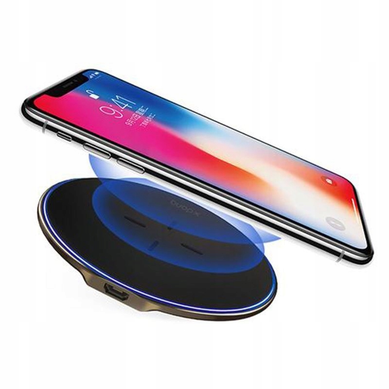 X-Doria Pebble Wireless Charger - Uniwersalna alum