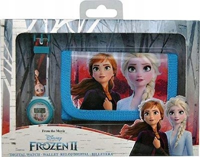 PORTFEL Z ZEGARKIEM ZESTAW FROZEN II