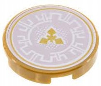 LEGO 2x2 NINJAGO SYMBOL ZNAL ZANE 14769pb217