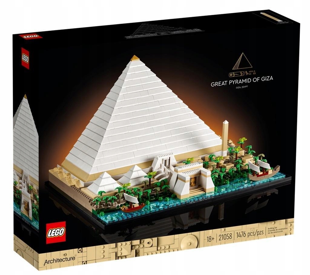 LEGO ARCHITECTURE 21058 PIRAMIDA CHEOPSA, LEGO