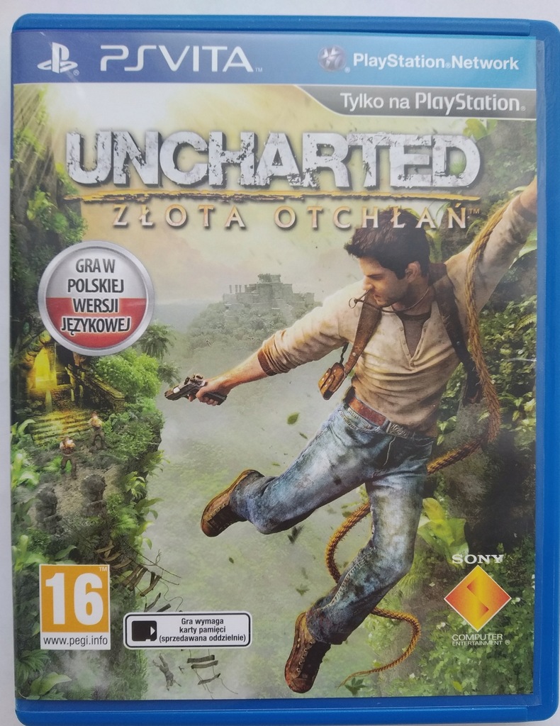 Uncharted Złota Otchłań PL PS Vita od ręki MG