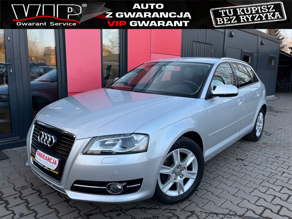 AUDI A3 1.4 TFSI GWARANCJA TECHNICZNA, BIKSENONY, PODGRZ. FOTELE, ZADBANY