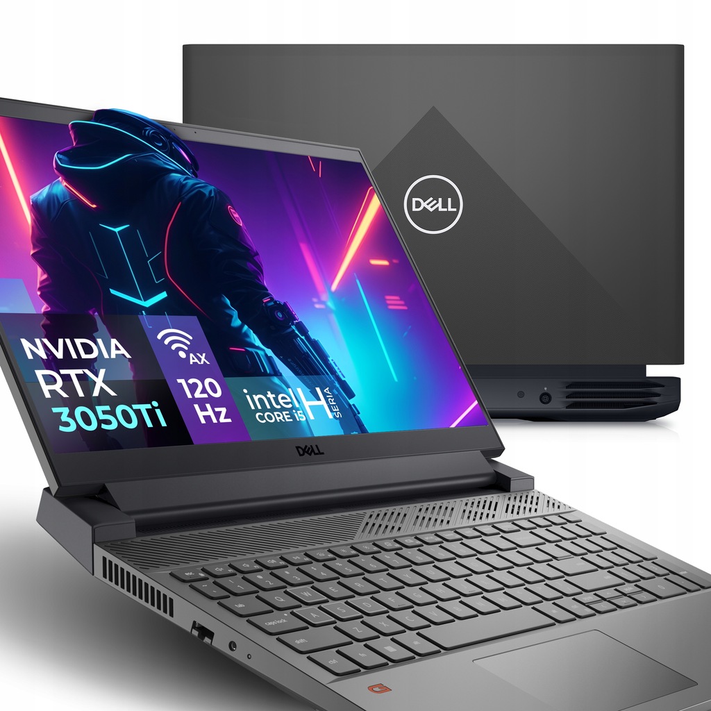 GAMING| Dell G15 6×CORE 4,5GHz |120Hz| RTX 3050 Ti