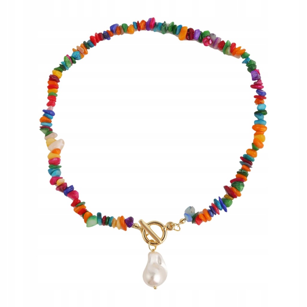 Boho Beaded Choker Necklace Decor Beads Fashion