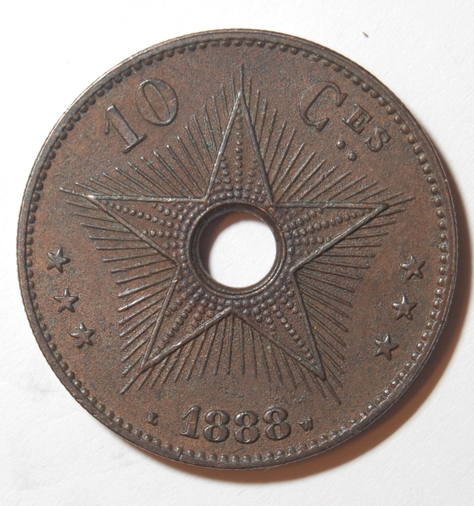 Kongo 1 centym (ces) 1888 Leopold II