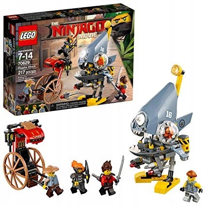 LEGO ninjago movie atak piranii