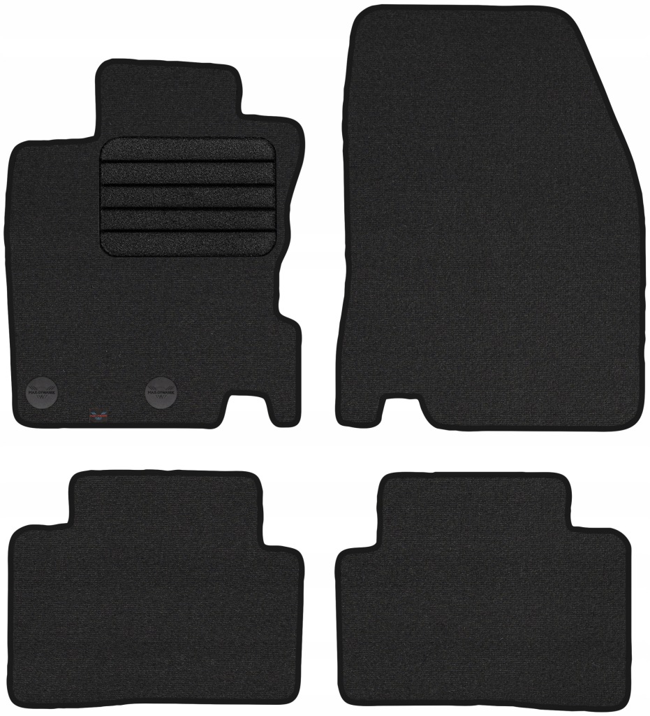 Nissan Qashqai II 2013- Wycieraczki welurowe do samochodu