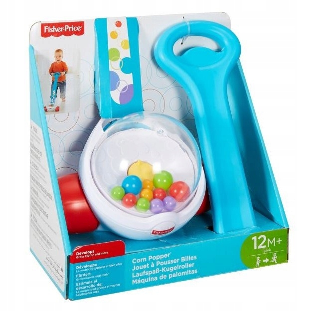 Fisher Price Wesoły pchacz z kuleczkami