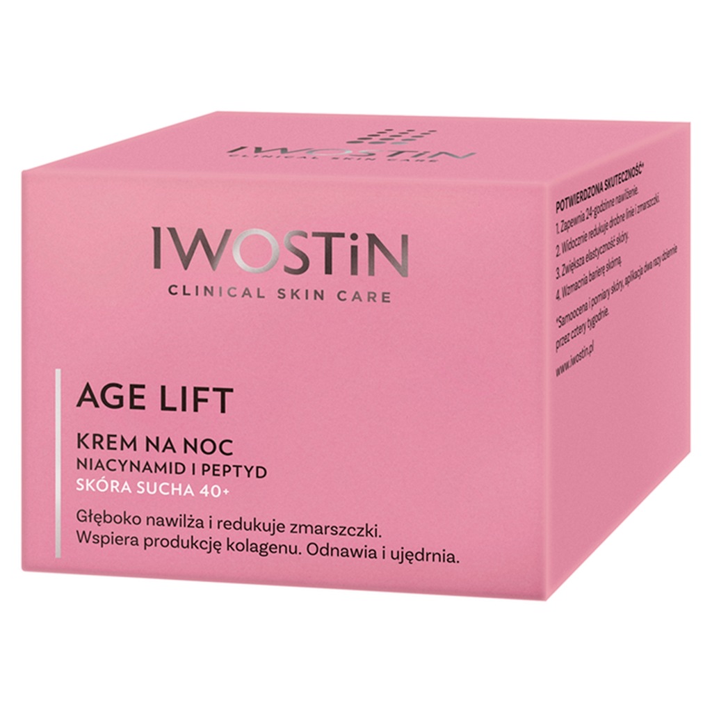 Iwostin Age Lift krem na noc skóra sucha 50 ml przeciwzmarszczkowy