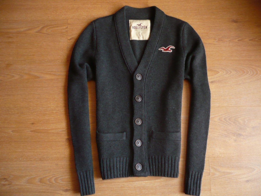 HOLLISTER CARDIGAN NOWY CUDO L OKAZJA BCM