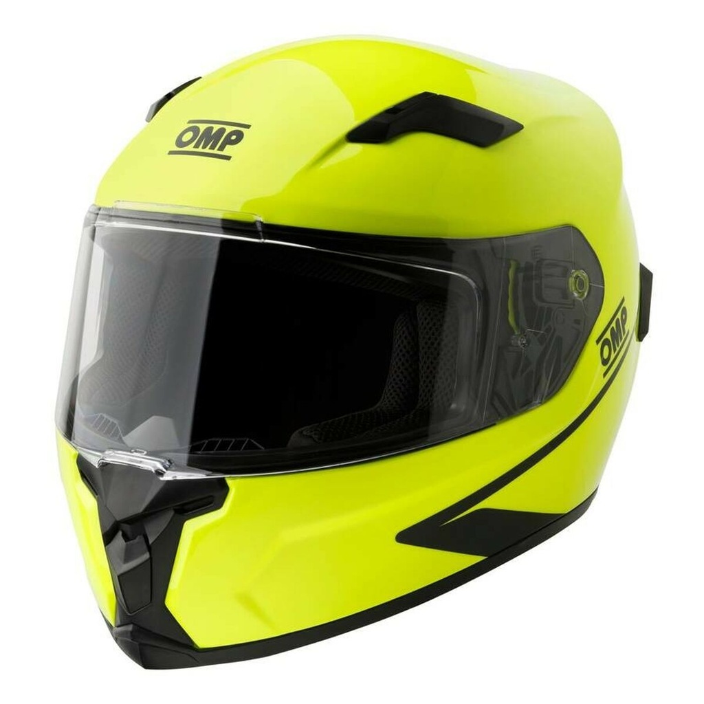 Kask Integralny OMP CIRCUIT EVO2 Żółty Fluoresc