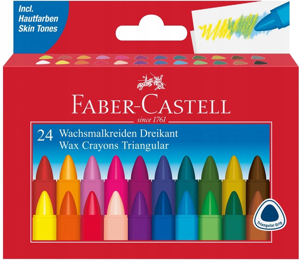 Kredki świecowe Faber-Castell 120024
