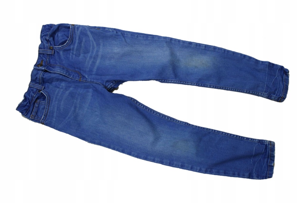 B421 RIVER ISLAND Spodnie jeans rurki 134