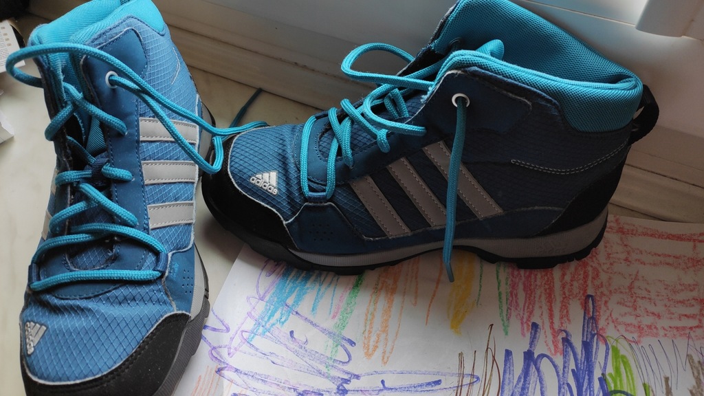 Adidas buty hyperhiker niebieski 36