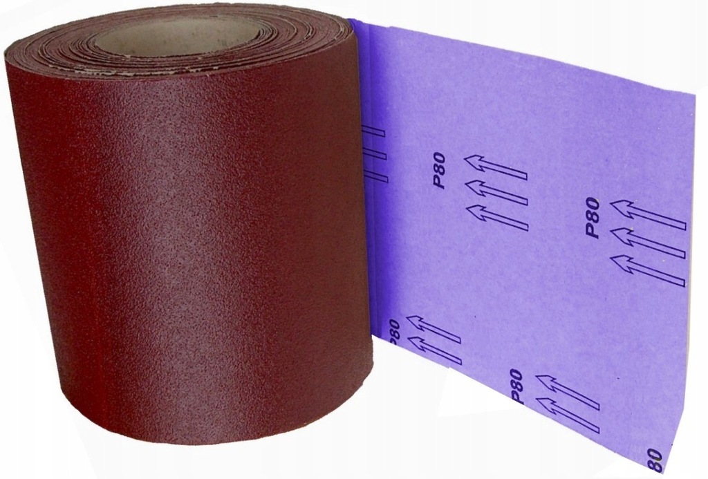 Płótno ścierne w rolce 150mmx50m g.50 czerwone