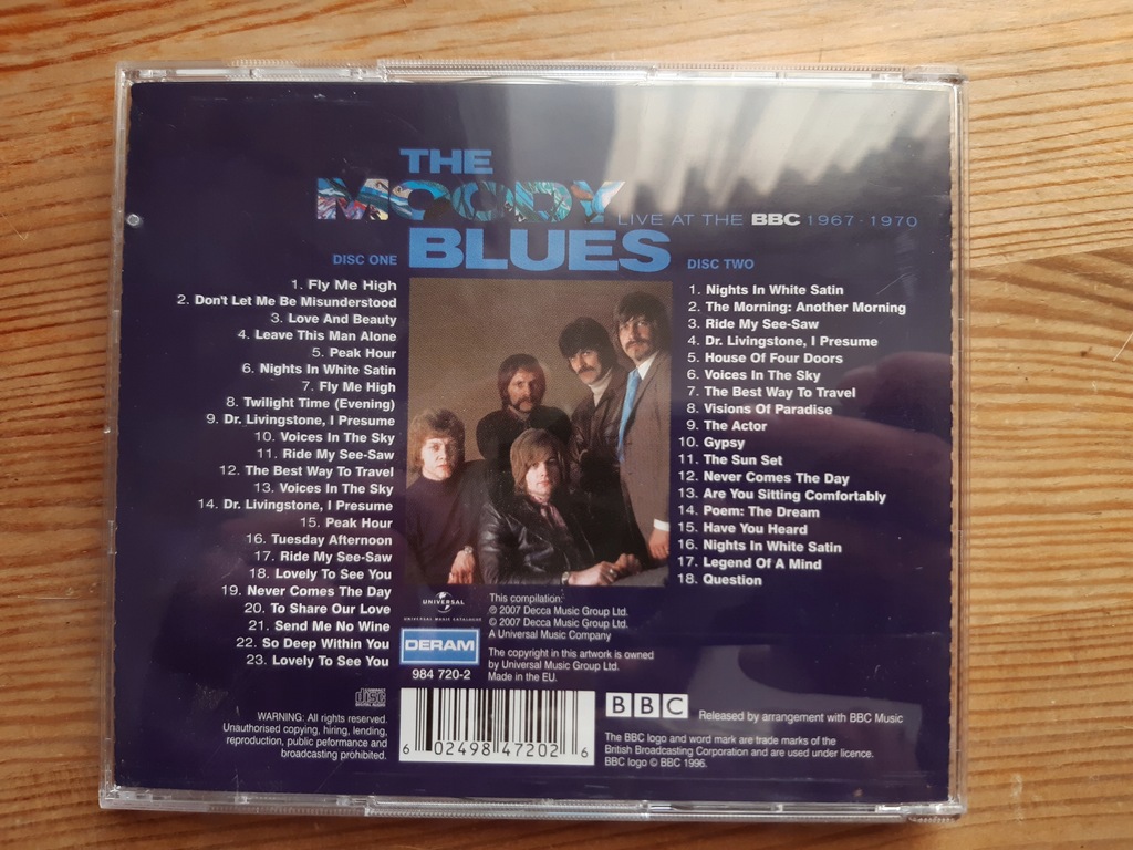 Купить The Moody Blues - Концерт на BBC 1967-1970, компакт-диск: отзывы, фото, характеристики в интерне-магазине Aredi.ru