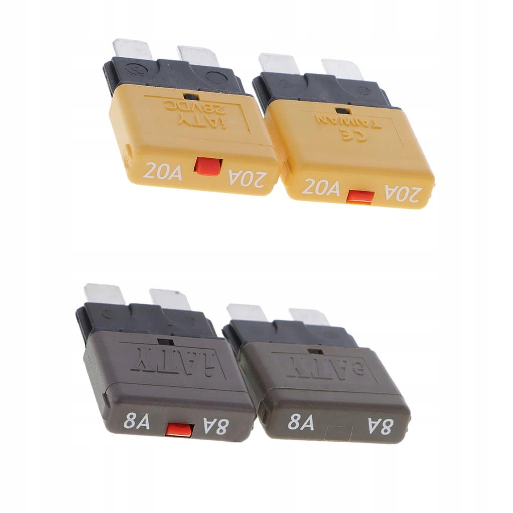 4 uniwersalne 20-amperowe + 8-amperowe mini