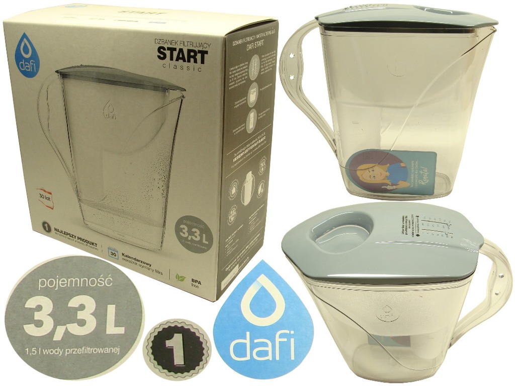 Dzbanek filtrujący DAFI START classic 3,3L BPA FRE