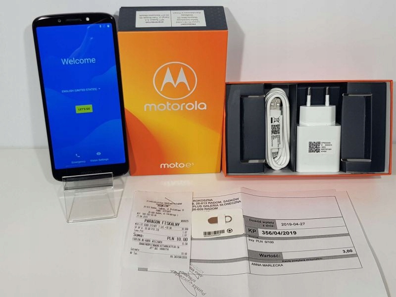 MOTOROLA MOTO E5 KOMPLET