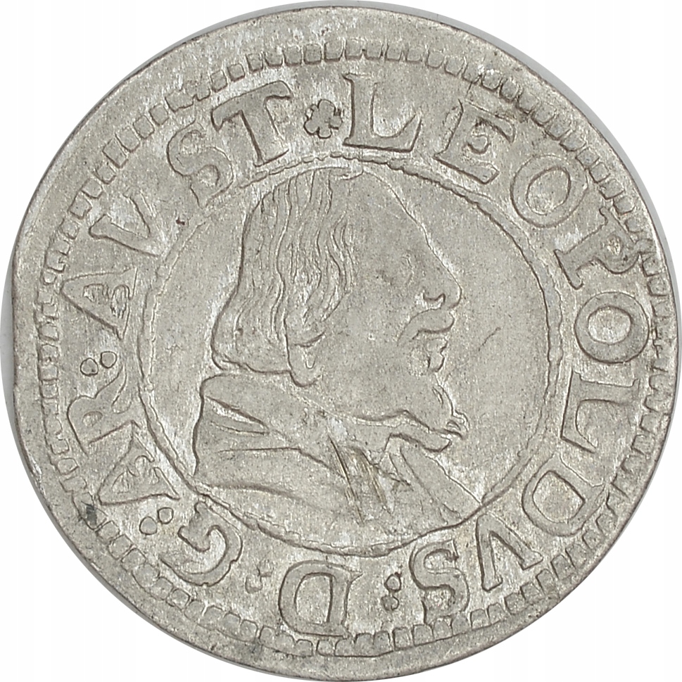 6.db.TYROL, LEOPOLD V, 3 KRUCIERZE ND/ 1618-1632