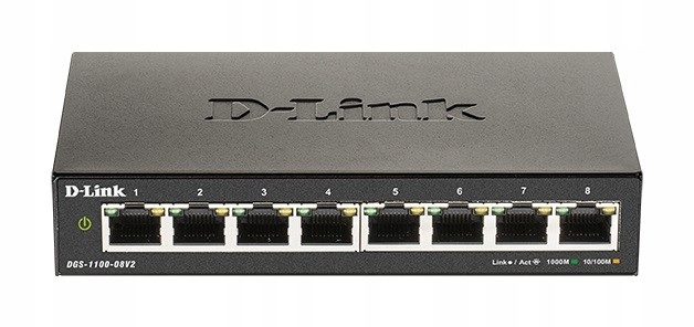 D-LINK Przełącznik Smart DGS-1100-08V2 8xGE
