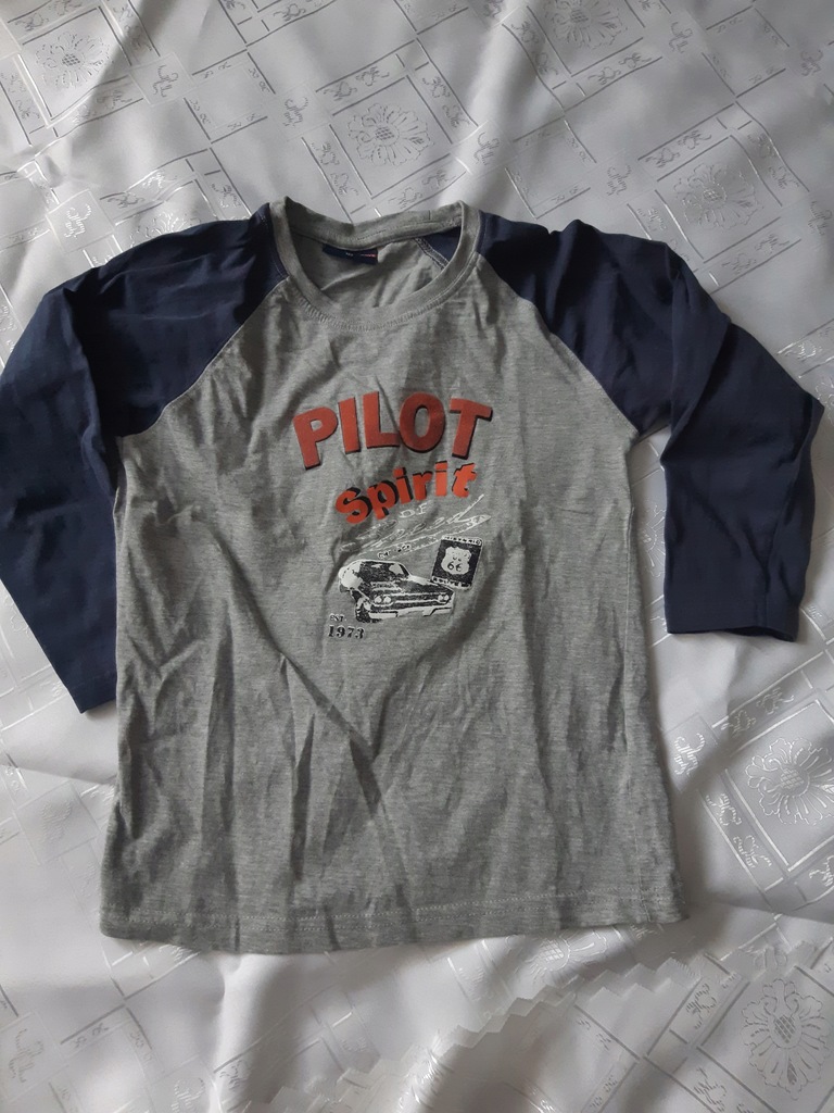 T-shirt bluzka koszulka z długim rękawem PILOT 122