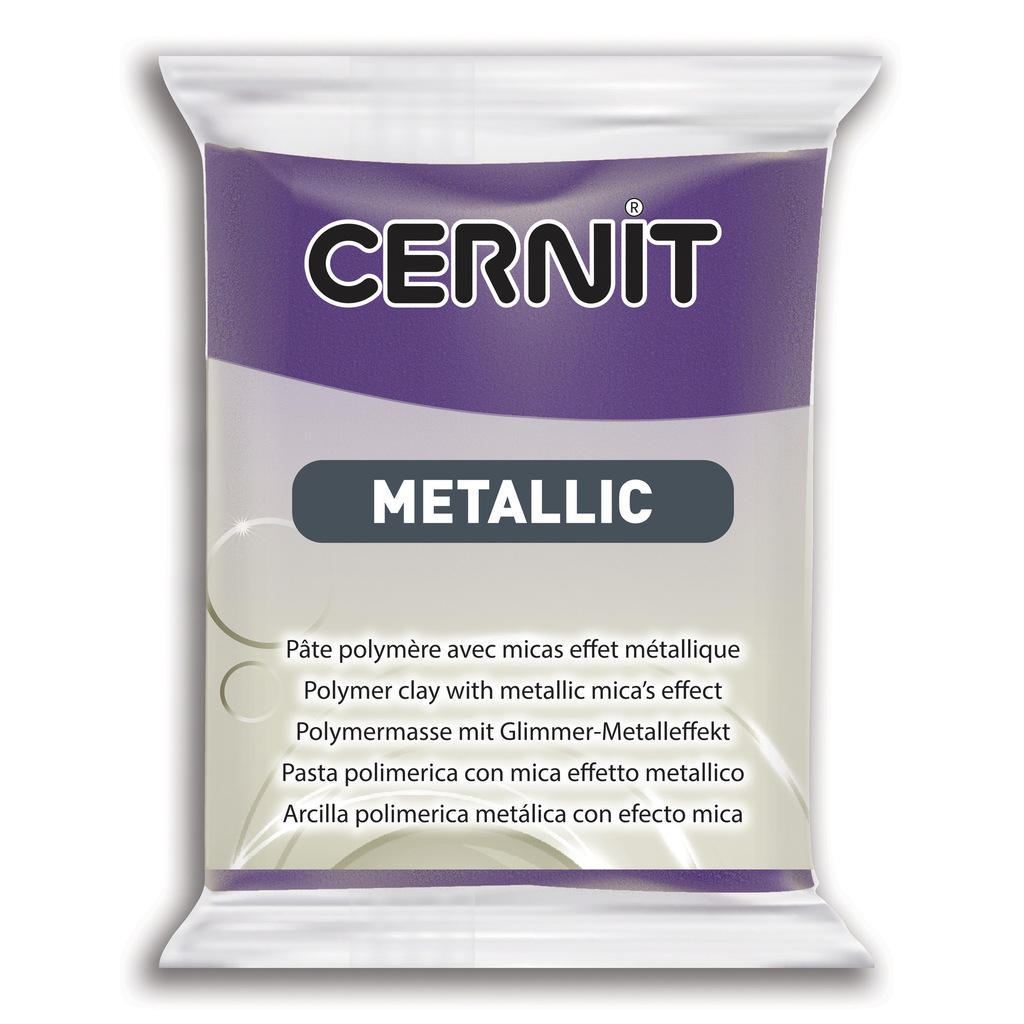 MODELINA masa termoutwardzalna metaliczna VIOLET - Cernit - 56 g