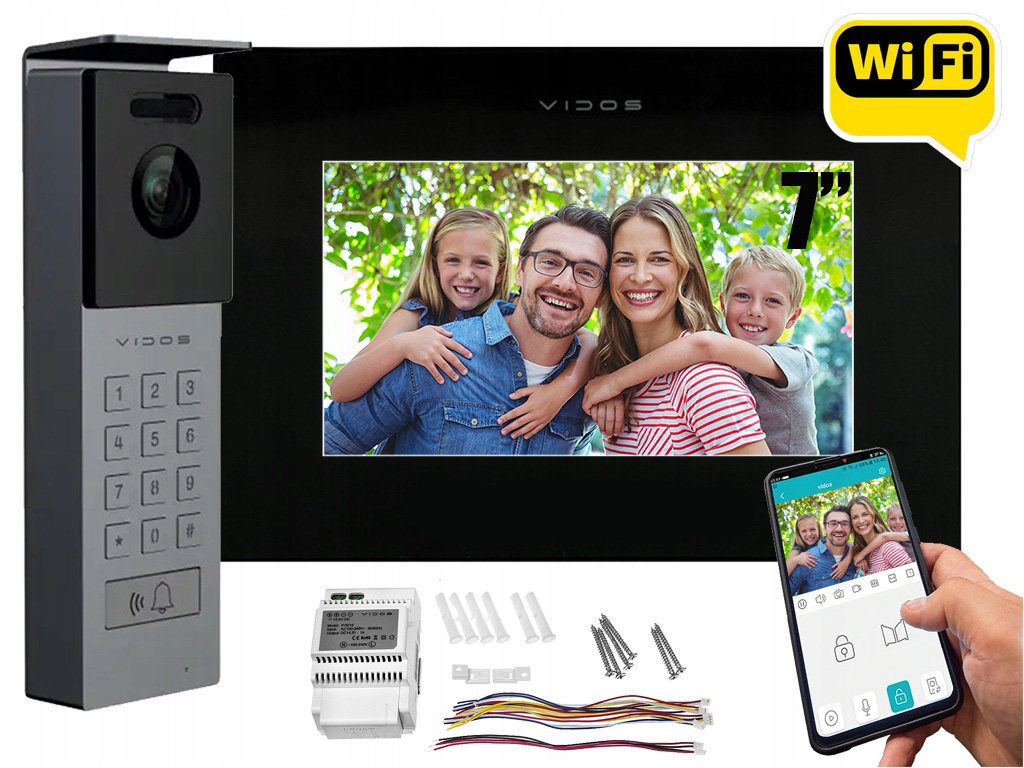 WIDEODOMOFON VIDOS X MONITOR M10B-X + STACJA S12D - 13119921172 ...