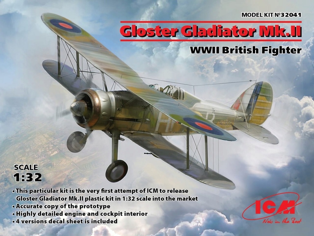 ICM 32041 - 1:32 Gloster Gladiator Mk.II