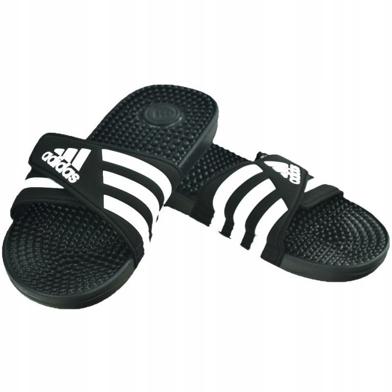 KLAPKI ADIDAS ADISSAGE F35580 MĘSKIE CZARNE r 48,5