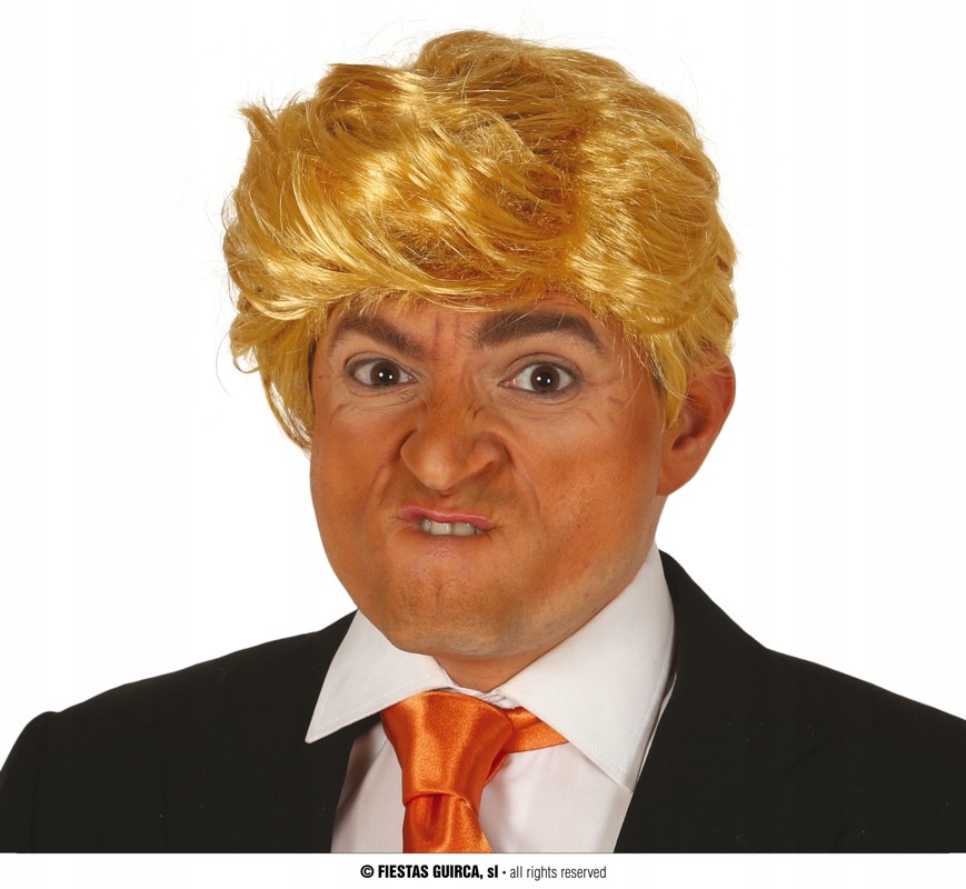 PERUKA KRÓTKA BLOND TRUMP 100 WZORÓW 04497