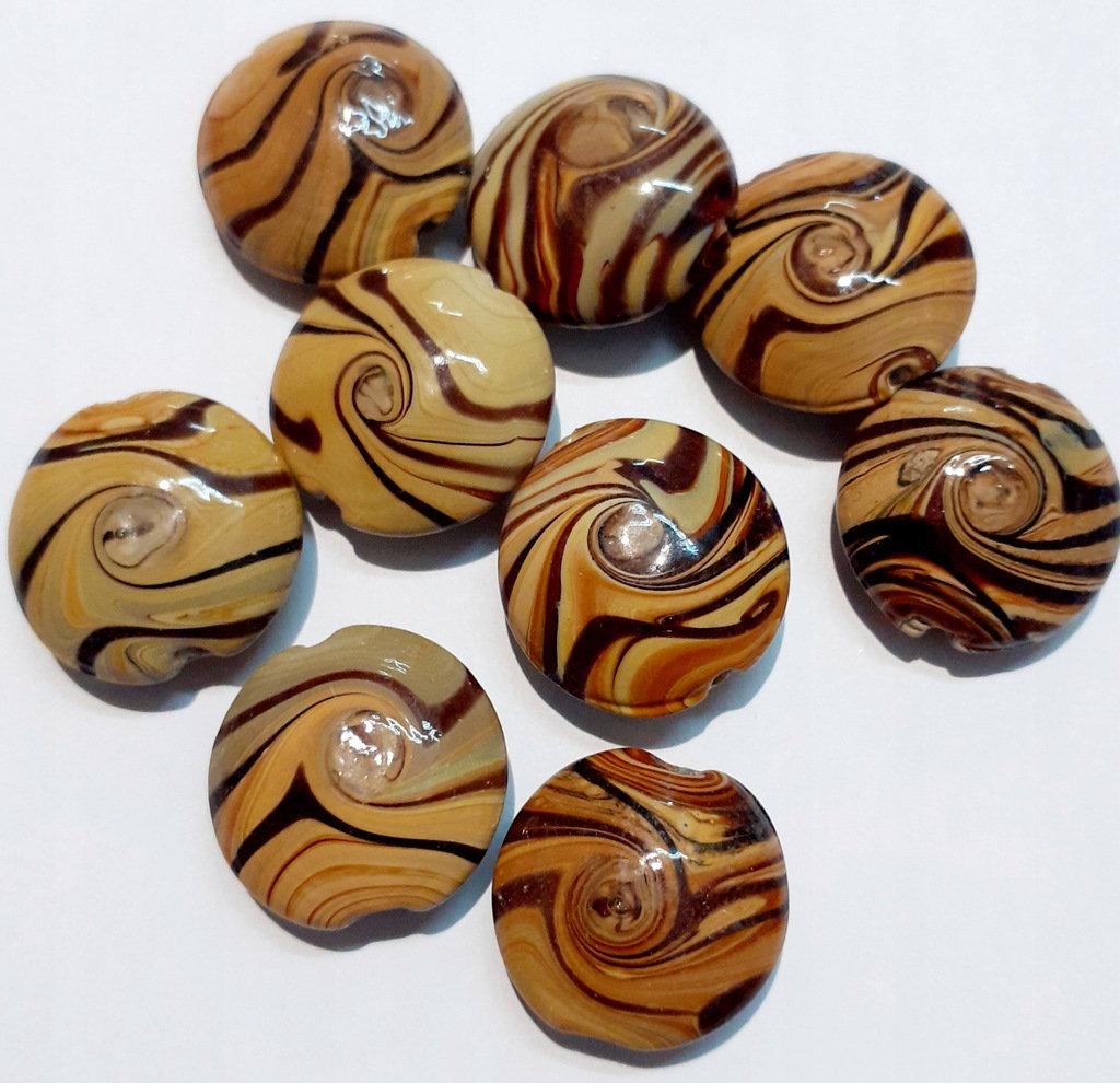 #L209 LAMPWORK PASTYLKA 18mm 30szt