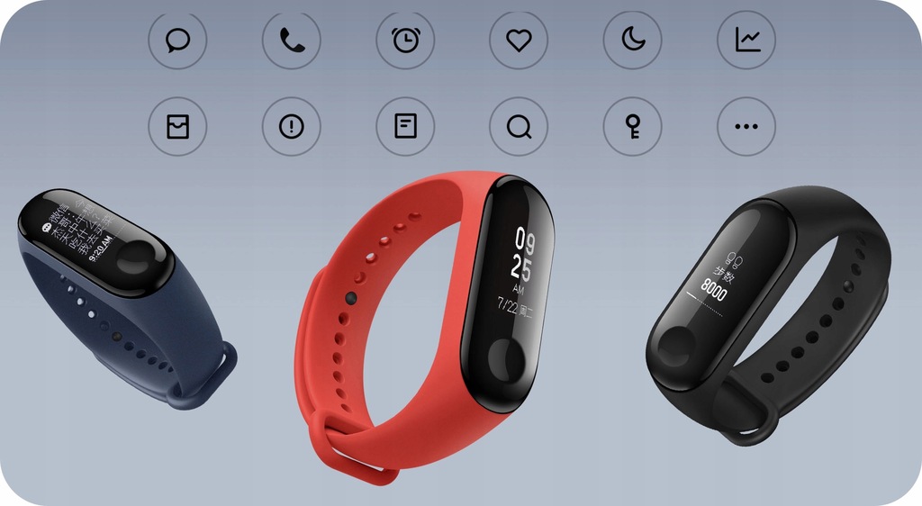 Купить СПОРТИВНЫЙ РЕМЕСЛ XIAOMI MI BAND 3 SMARTWATCH 5ATM: отзывы, фото, характеристики в интерне-магазине Aredi.ru