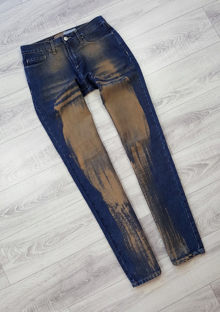 Versace Spodnie Jeansowe Męskie Custom Nowy Model