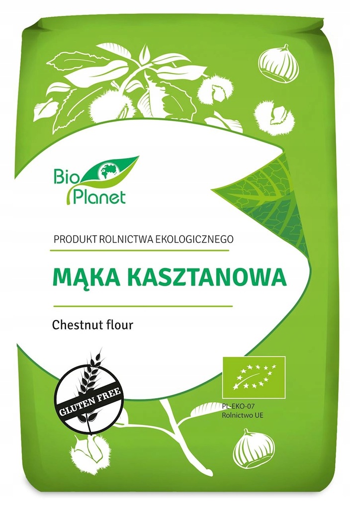 Mąka kasztanowa bezglutenowa Bio 700g - Bio Planet