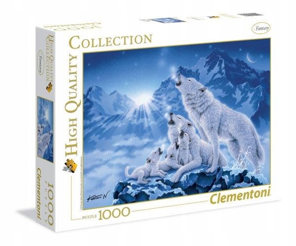 Clementoni Puzzle 1000el HQ Family of wolves 39280