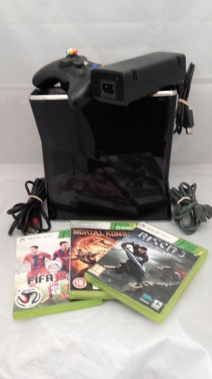 KONSOLA XBOX 360 250 GB SUPER ZESTAW 3 GRY POLECA