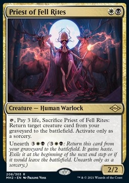 MTG: Priest of Fell Rites $$$$