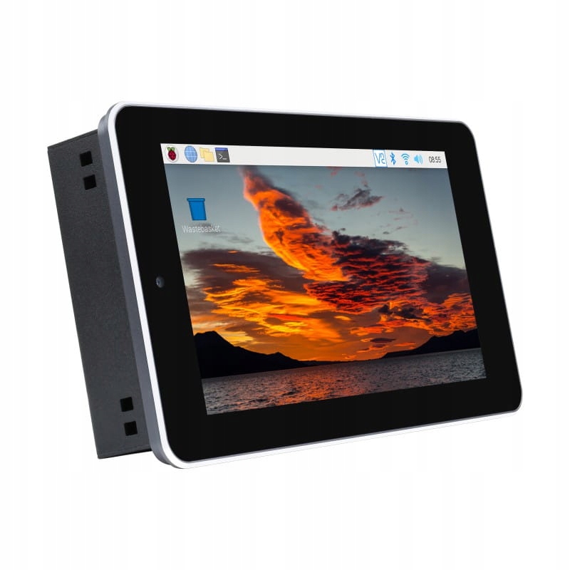 Wyswietlacz 7" zestaw All-In-One ekran dot. 800×480 kamera Raspberry Pi CM4