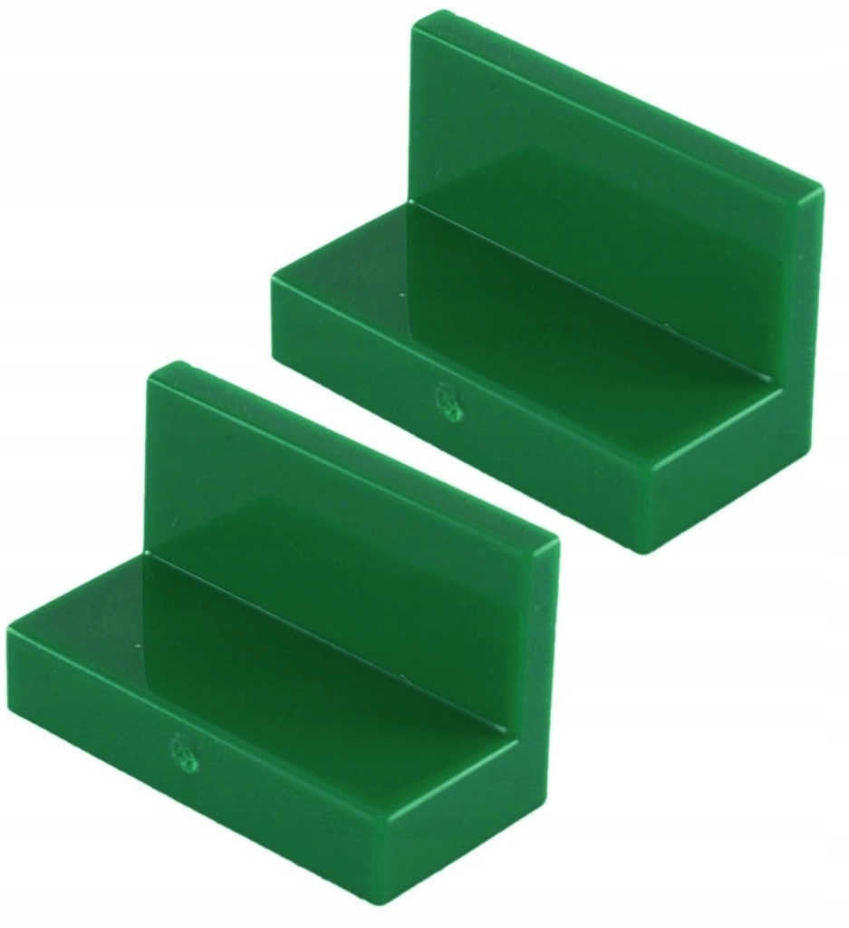 02937a LEGO 4865 4528713 panel 1x2 c.zielony 2szt