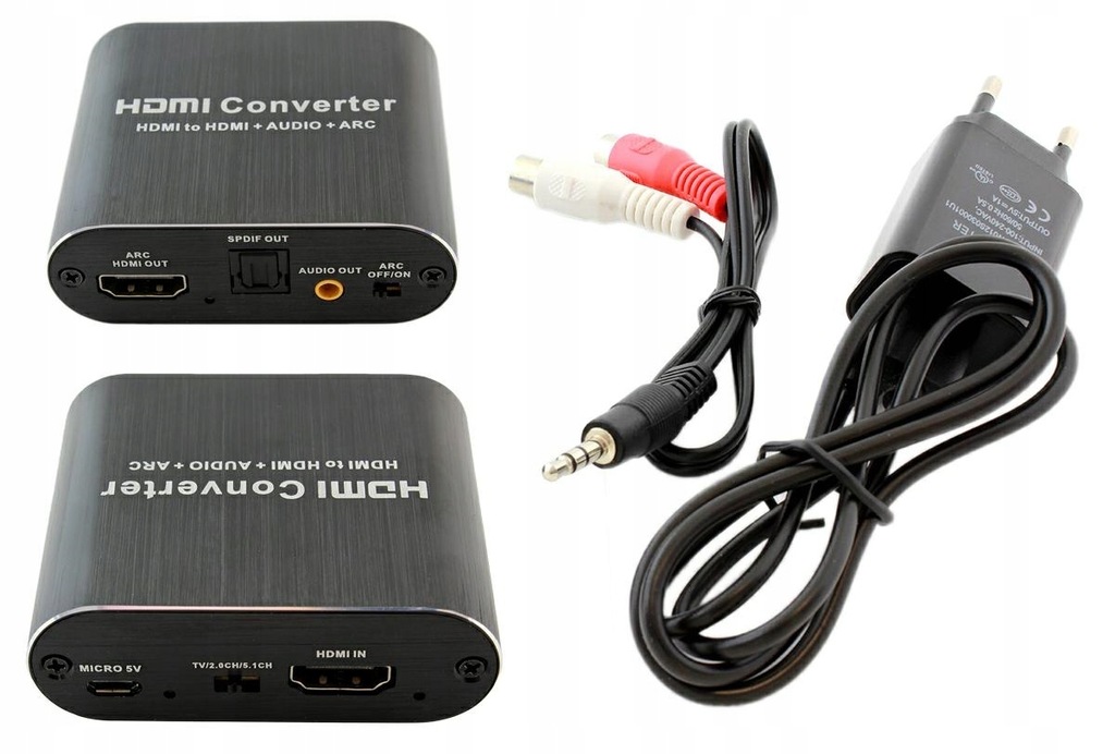 AK330 Konwerter hdmi do hdmi+audio+arc