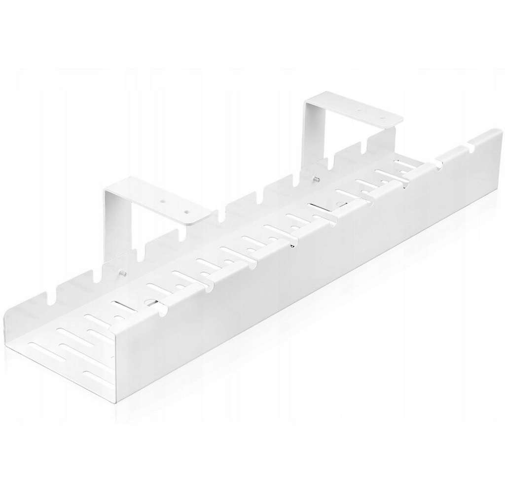ORGANIZER NA KABLE PRZEWODY PROWADNICA UCHWYT PÓŁKA POD BIURKO BLAT DA263A