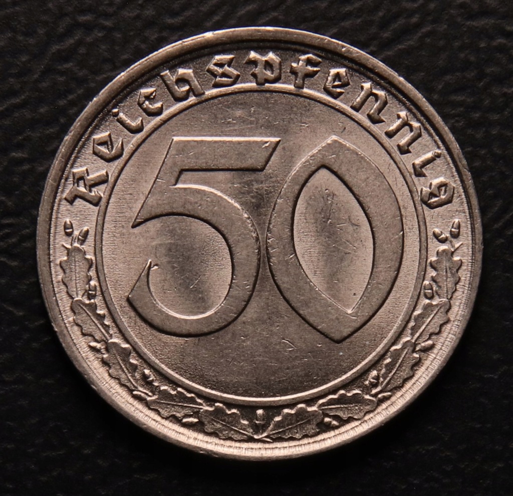 ANK III RZESZA 50 REICHSPFENNIG 1939 A mennicza