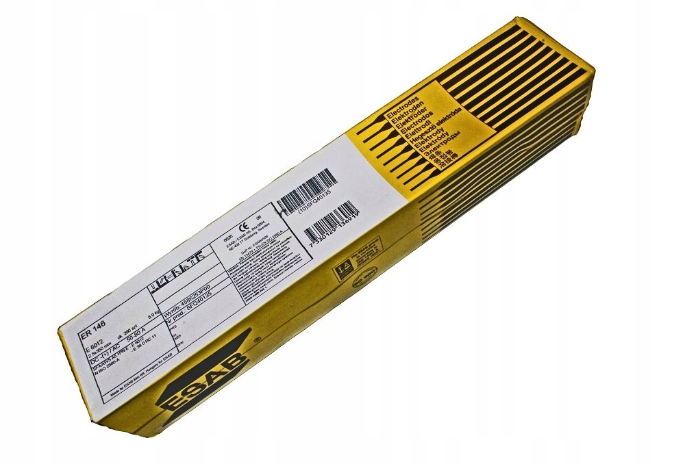 ELEKTRODA RUTYLOWA 4,0 MM 450 MM 6,5 KG. ER 146 ES