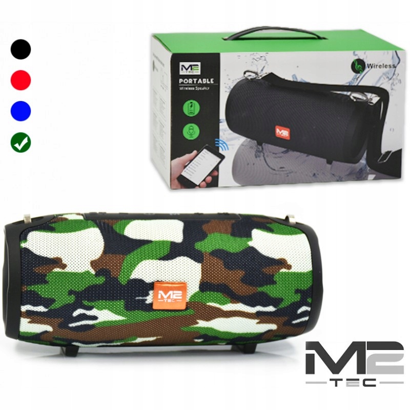 m2 tec portable wireless speaker