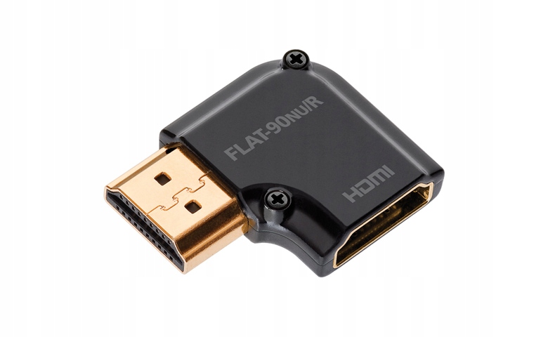 Adapter HDMI 90° Audioquest Flat NU/R