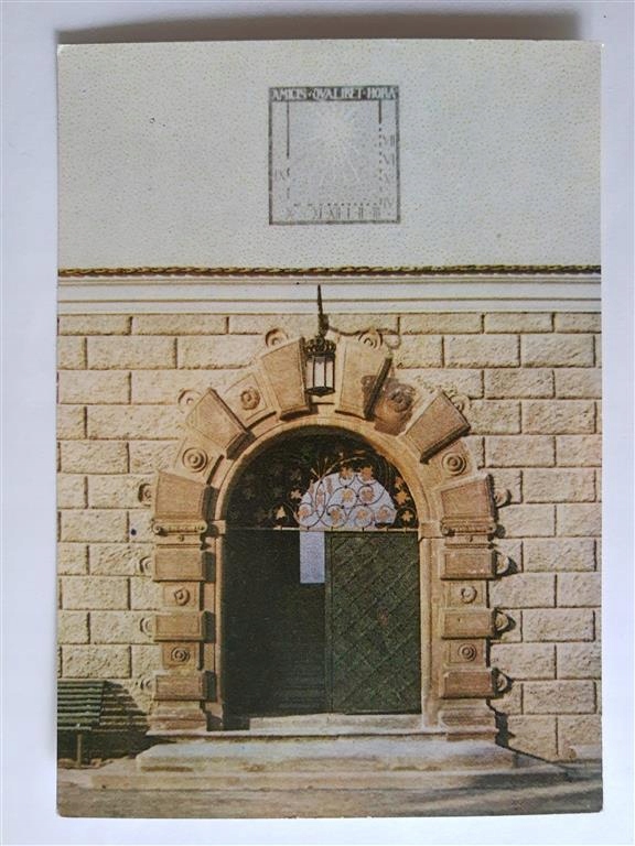Baranów Zamek zegar słoneczny 1968 RUCH (908)