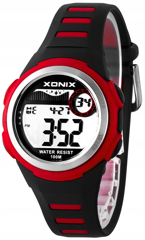 Cyfrowy Zegarek Dla Dziecka XONIX WR100m Różowy