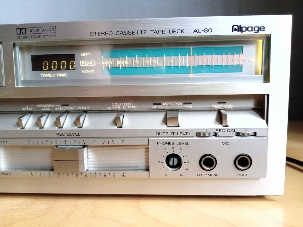 Купить Магнитофон ALPINE ALPAGE AL-80 Япония, дека: отзывы, фото и ...
