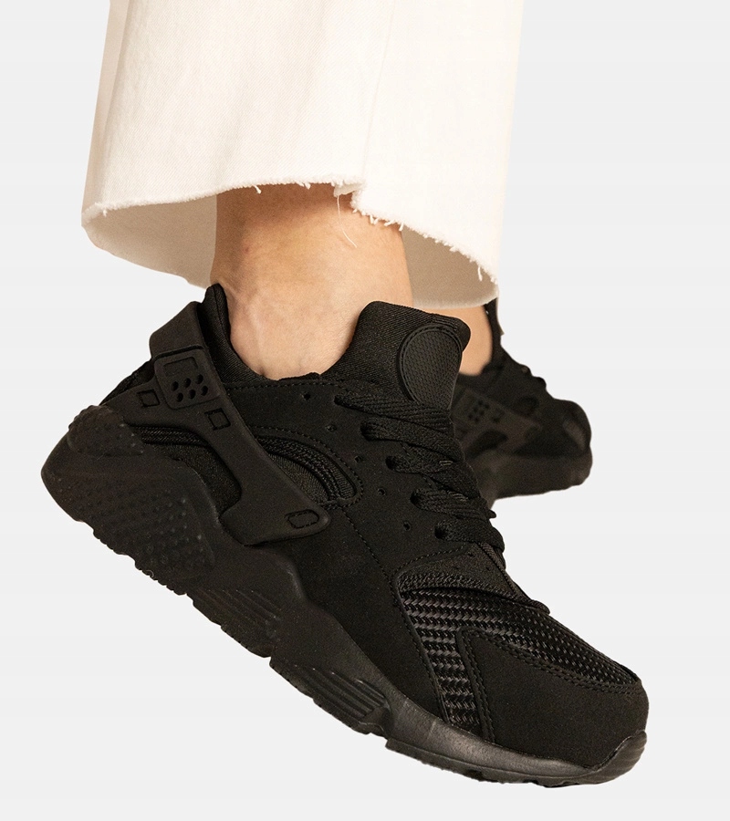 Czarne sneakersy damskie sportowe Narobi rozmiar 39
